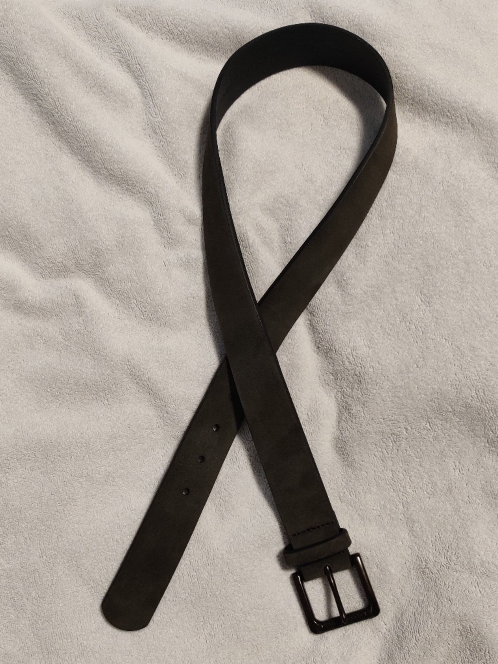 Banana Republic Leather Dark Brown Black Belt Buckle 32